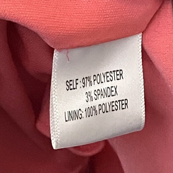 Vintage Talbots Maxi Dress Salmon Sz 10 - Picture 7 of 7